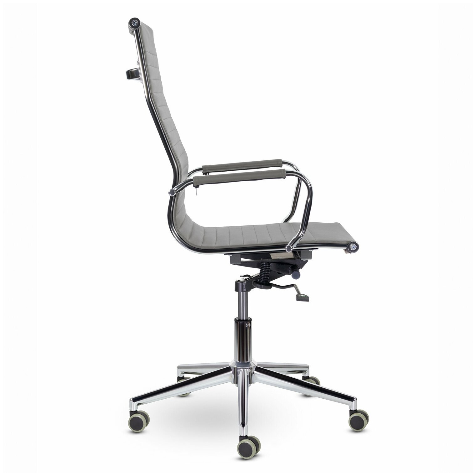 Кресло офисное BRABIX Premium Intense EX-531, экокожа, хром, темно-серое (532542) - фотография № 10