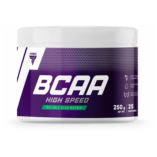 Trec Nutrition Аминокислоты Trec Nutrition BCAA High Speed, 250 г, вкус: вишня-грейпфрут trec nutrition креатин транспорт trec nutrition cm3 1250 250 г вкус ананас