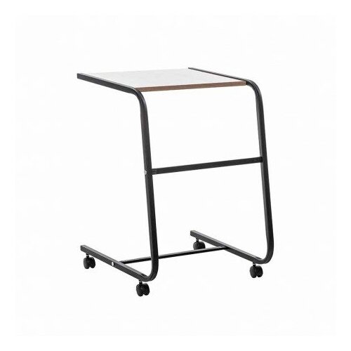 Стол придиванный Leset Айро, Цвет корпуса: черный, Цвет столешницы: шимо темный