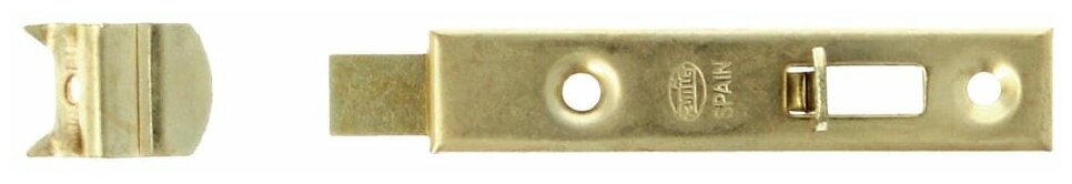 Задвижка механическая Amig Модель 368-60, 60х14,5 мм, сталь, цвет золото - фото №1