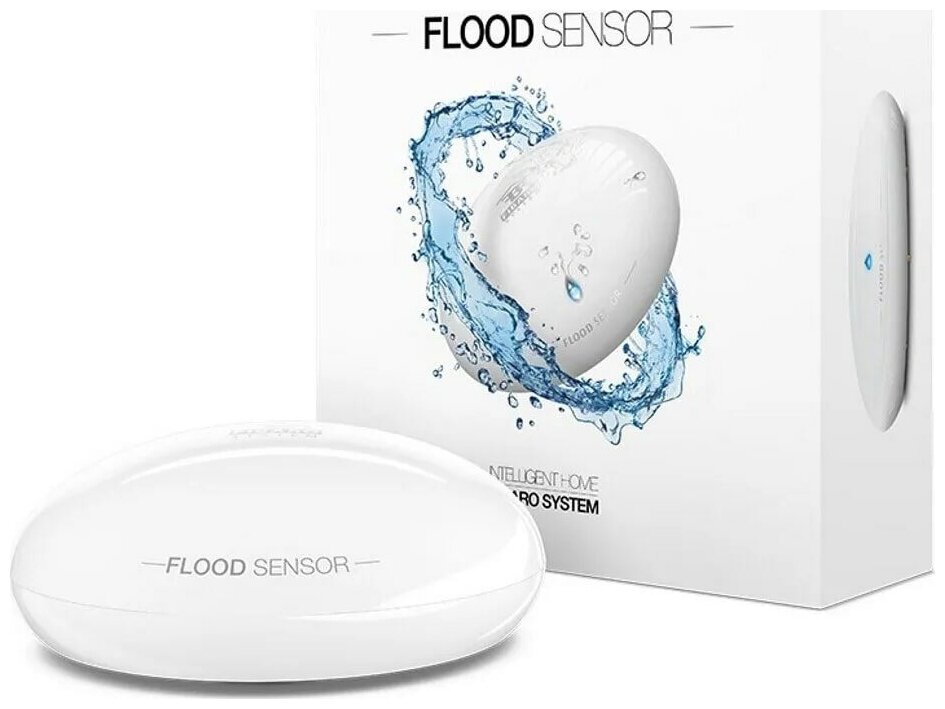 Датчик протечки и температуры FIBARO Flood Sensor Z-Wave