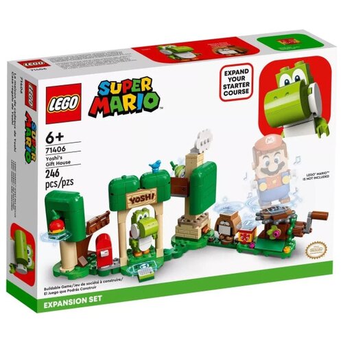 Конструктор LEGO Super Mario 71406 Yoshi's Gift House Set Подарочный домик Йоши, 246 дет. конструктор lego super mario 71367 дом марио и йоши дополнительный набор 205 дет