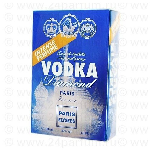 Paris Line men Vodka Diamond Туалетная вода 100 мл.