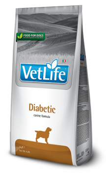 FARMINA VET LIFE CANIN DIABETIC для взрослых собак при сахарном диабете (12 кг) - фотография № 3