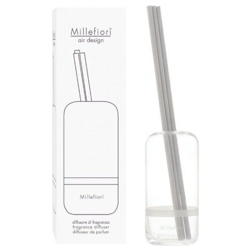 Millefiori Milano Ваза-капсула для жидкости с палочками Air Design Ваза белая