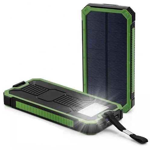 Повер банк 30000 мАч с солнечной панелью Booox зелёный 199000₽