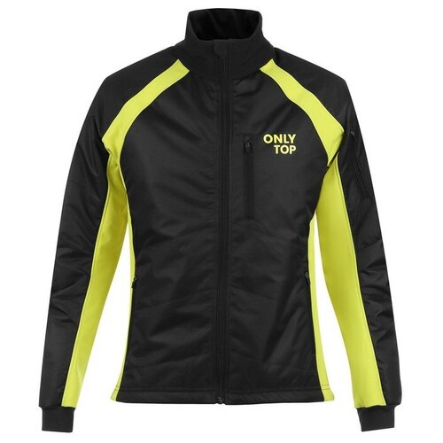 фото Onlytop куртка утеплённая onlytop, black/yellow, размер 50