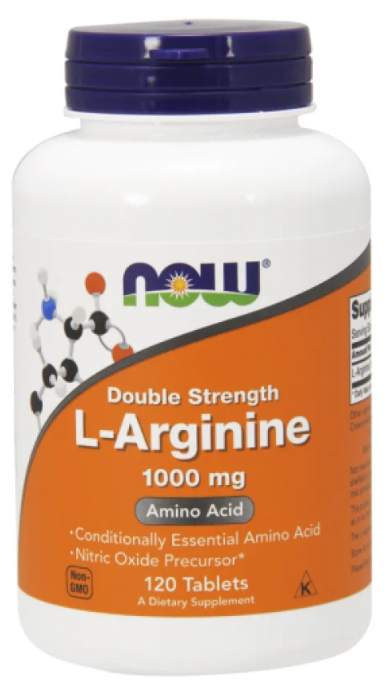 Now Arginine 1000 mg 120 tabs Нейтральный