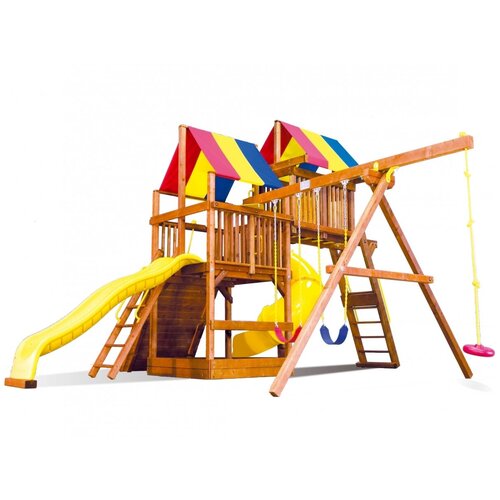 RAINBOW детская игровая площадка Sunshine Clubhouse V Light RYB (спортивно-игровая площадка для дачи и улицы)