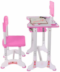 Набор детской мебели / Мебель для школы / Мебель для детей / Детский стол и стул / розовый