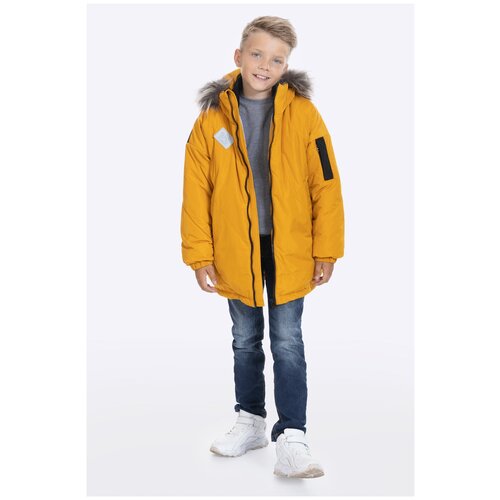 Куртка Шалуны, размер 32, 122, желтый куртка шалуны размер 32 122 мультиколор