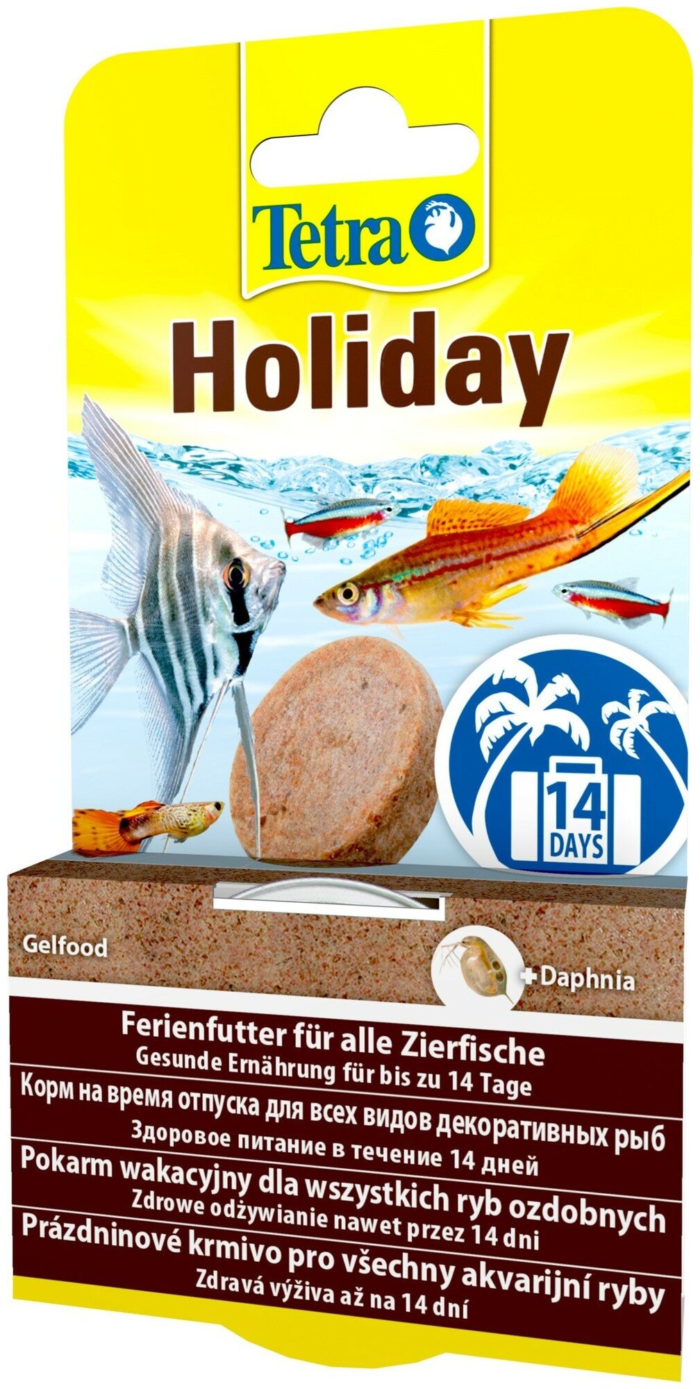 Корм для аквариумных рыб Tetra Holiday 30 г (брикет желе) - фотография № 6
