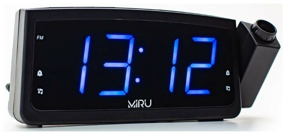 Радио-часы MIRU СR-1010 с функцией зарядки смартфона, планшета
