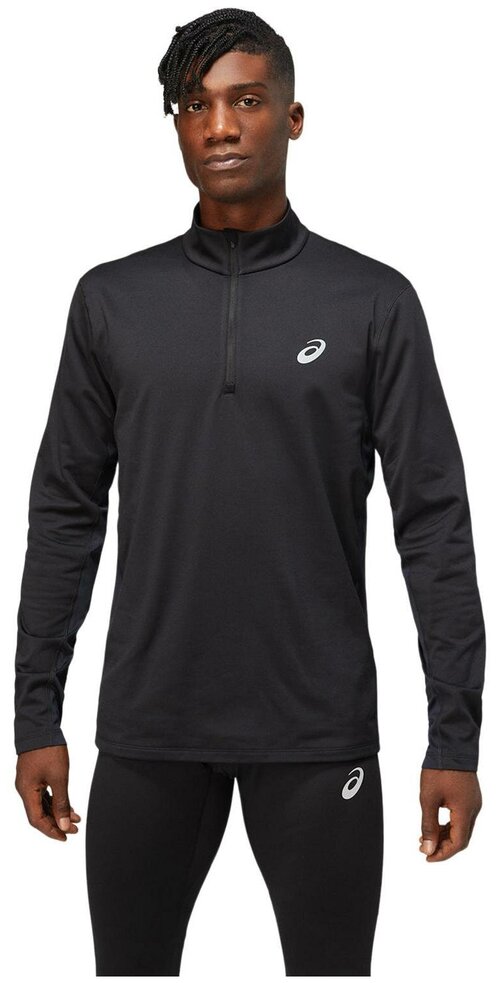 Футболка с длинным рукавом беговая Asics Core Ls 1/2 Zip Winter Top Performance Black (US:S)