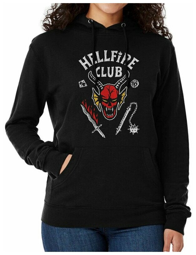 Худи DreamShirts с принтом Stranger Things - Hellfire Club 