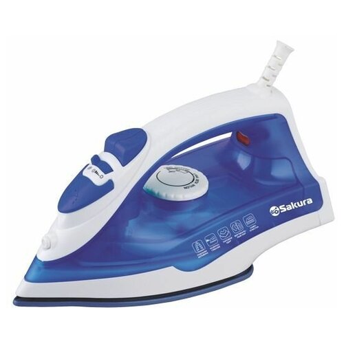Утюг SAKURA SA-3062CBL 1800 Вт белыйсиний 1602₽