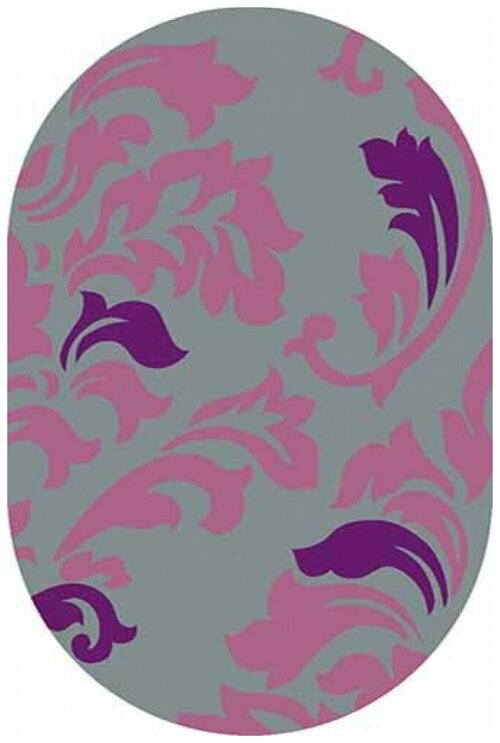 Ковер v812 - GRAY-LILAC - Овал - коллекция SUNRISE 2.50x5.50