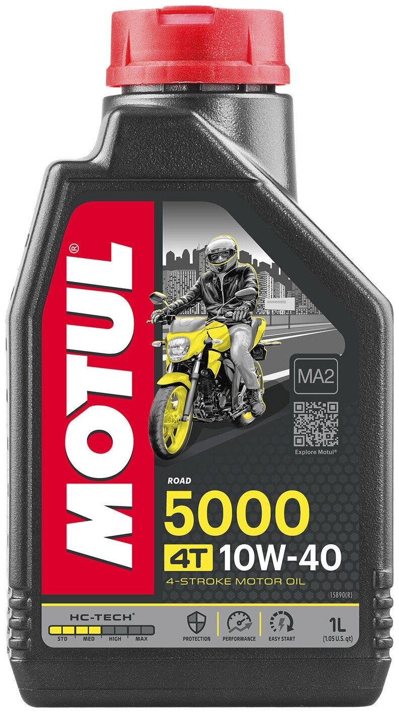 Моторное масло MOTUL 5000 4T SAE 10W-40 1 л