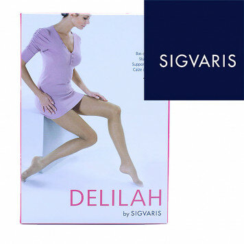 Колготки Sigvaris Delilah Далила, серия 1403/1495, 140 ден, закрытый мысок, размер 2, цвет черный