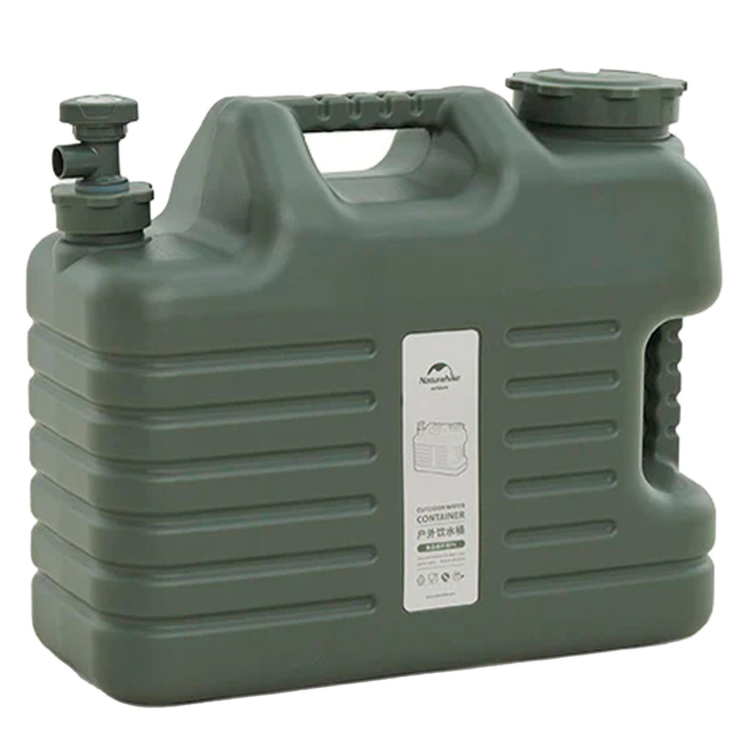 Канистра Naturehike Nh New Style Square Water Container 18L Army Green