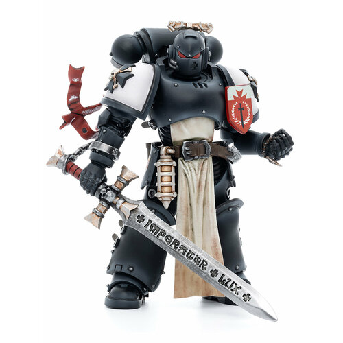 Фигурка JOYTOY Warhammer 40K Black Templars The Emperors Champion Rolantus 1:18