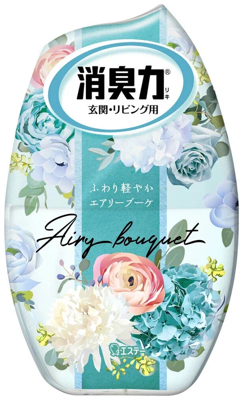 ST Shoushuuriki Ароматизатор для комнат c ароматом свежих цветов, диффузор для дома , жидкий освежитель воздуха 400мл. Япония