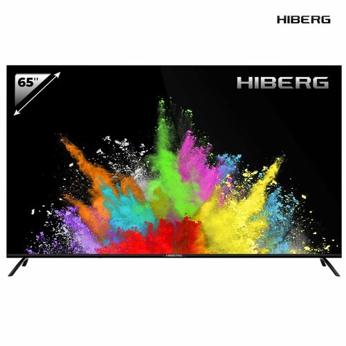 Телевизор HIBERG 65Y Smart TV со встроенным голосовым управлением 7690000₽