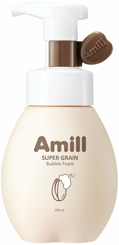 Пузырьковая пенка для умывания с зерновыми экстрактами Amill Super Grain Bubble Foam (200 мл)