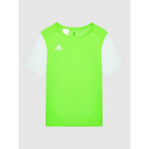 Футболка adidas, размер 7/8Y [METY], зеленый