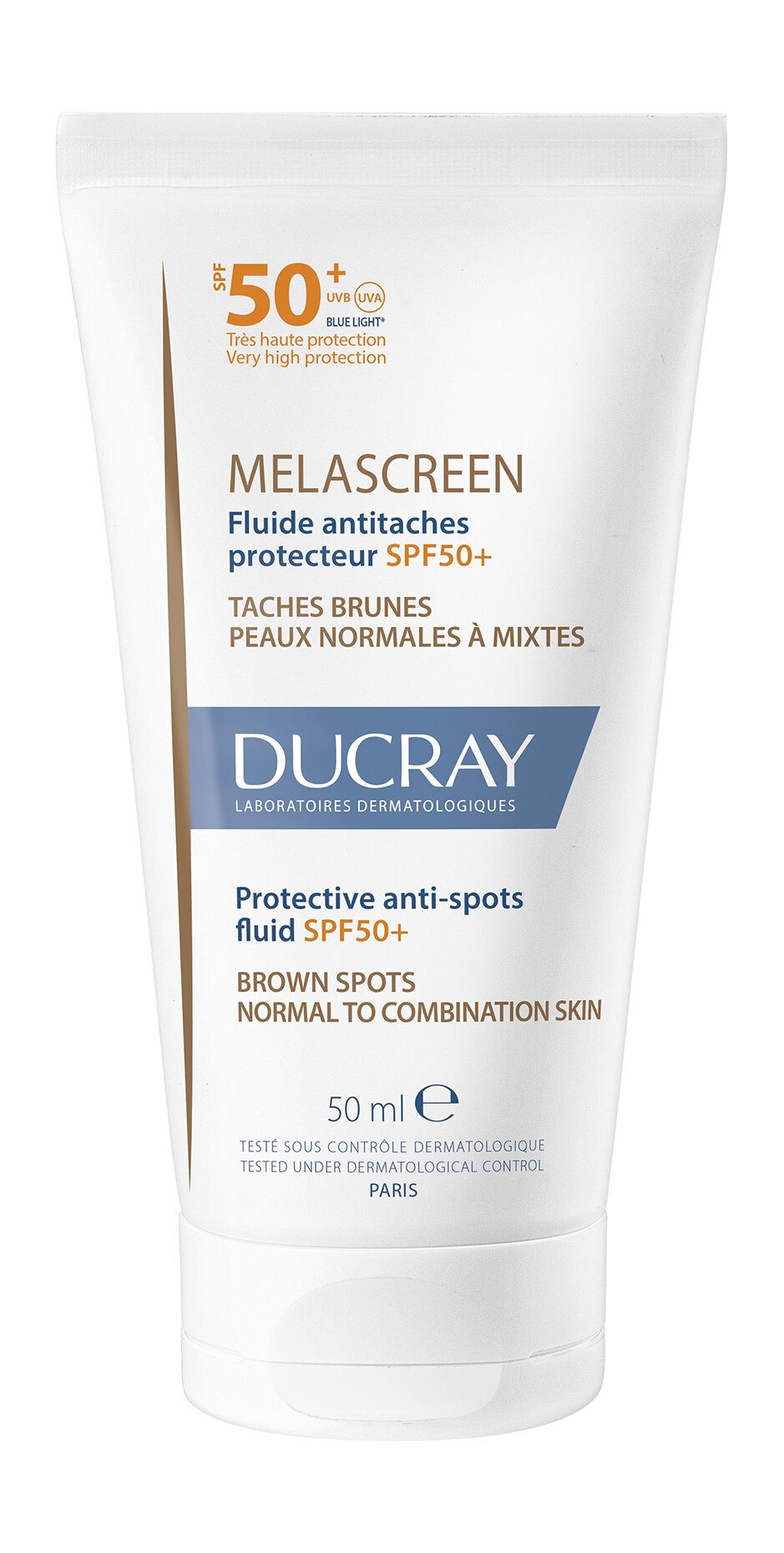 DUCRAY Ducray Melascreen Флюид для лица защитный против пигментации SPF 50+, 50 мл