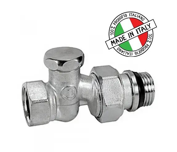 Клапан для радиатора настроечный запорный 1/2" Giacomini R17TG R17X033