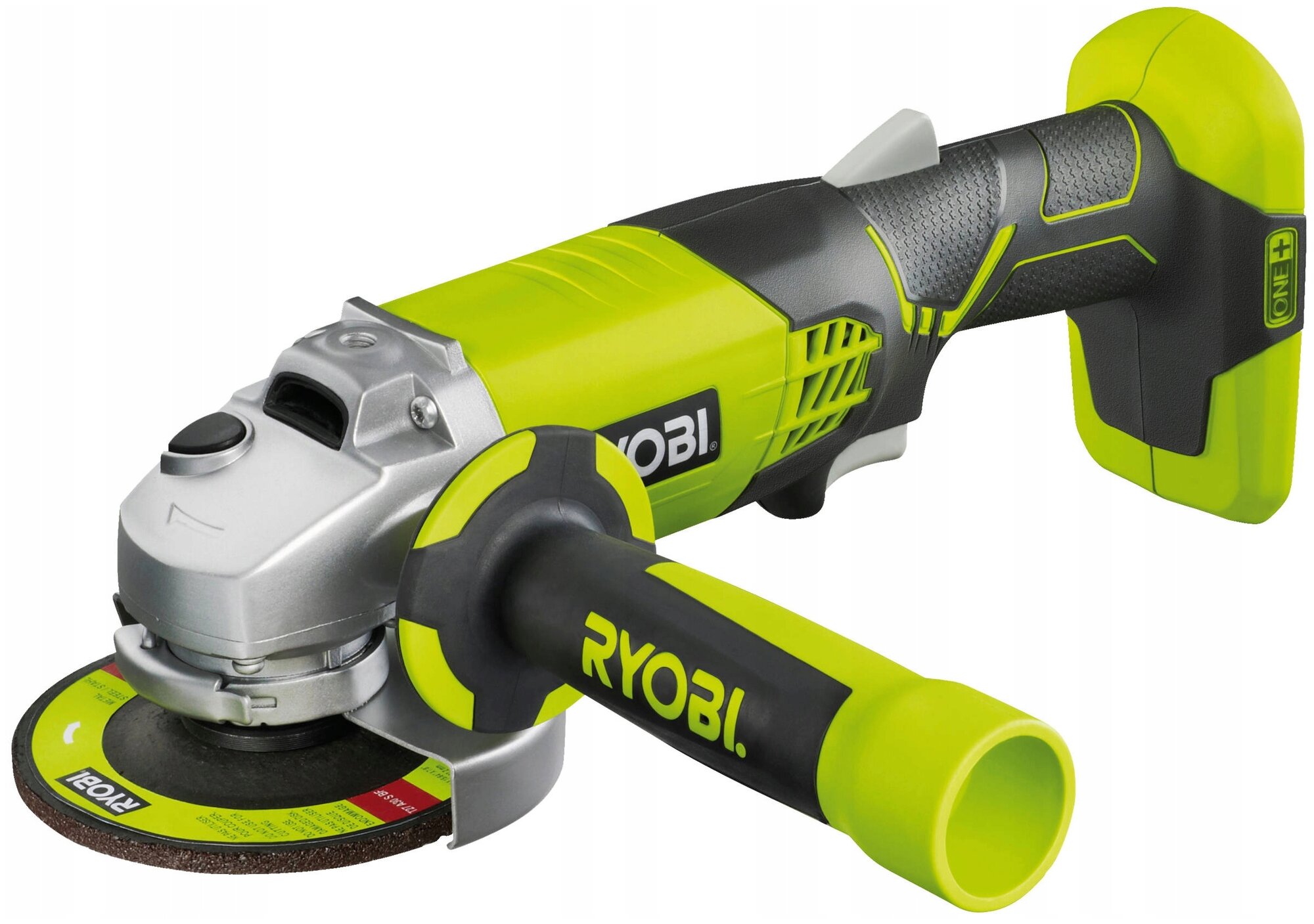 Ryobi ONE+ Аккумуляторная угловая шлифмашина R18AG-0 без аккумулятора в комплекте 5133001903