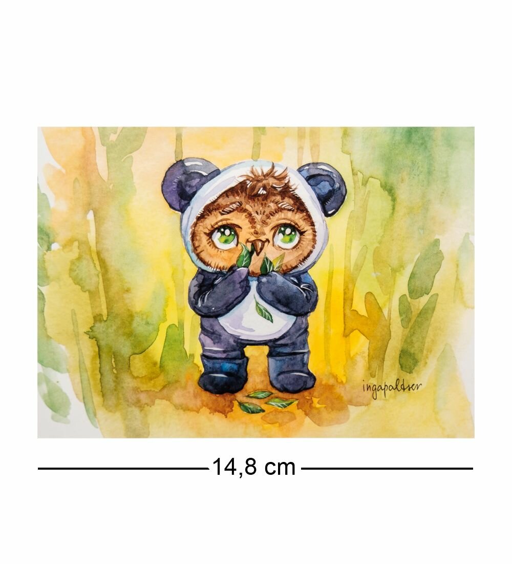 SZ 284 Почтовая открытка  Любимые глазки  14 8х10 5