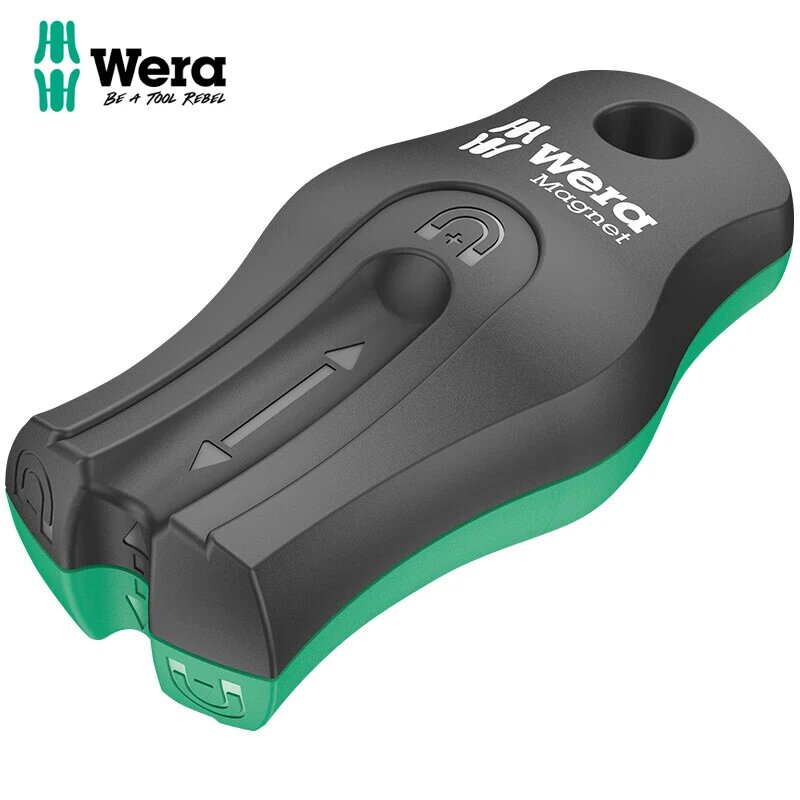 Намагничиватель WERA 9500 SB 48 мм, устройство для зарядки/размагничивания, и широкий диапазон применений, удобно и быстро, 05033404001