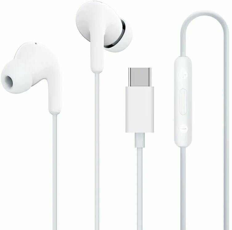 Наушники Xiaomi Type-C Earphones 1.25м белый