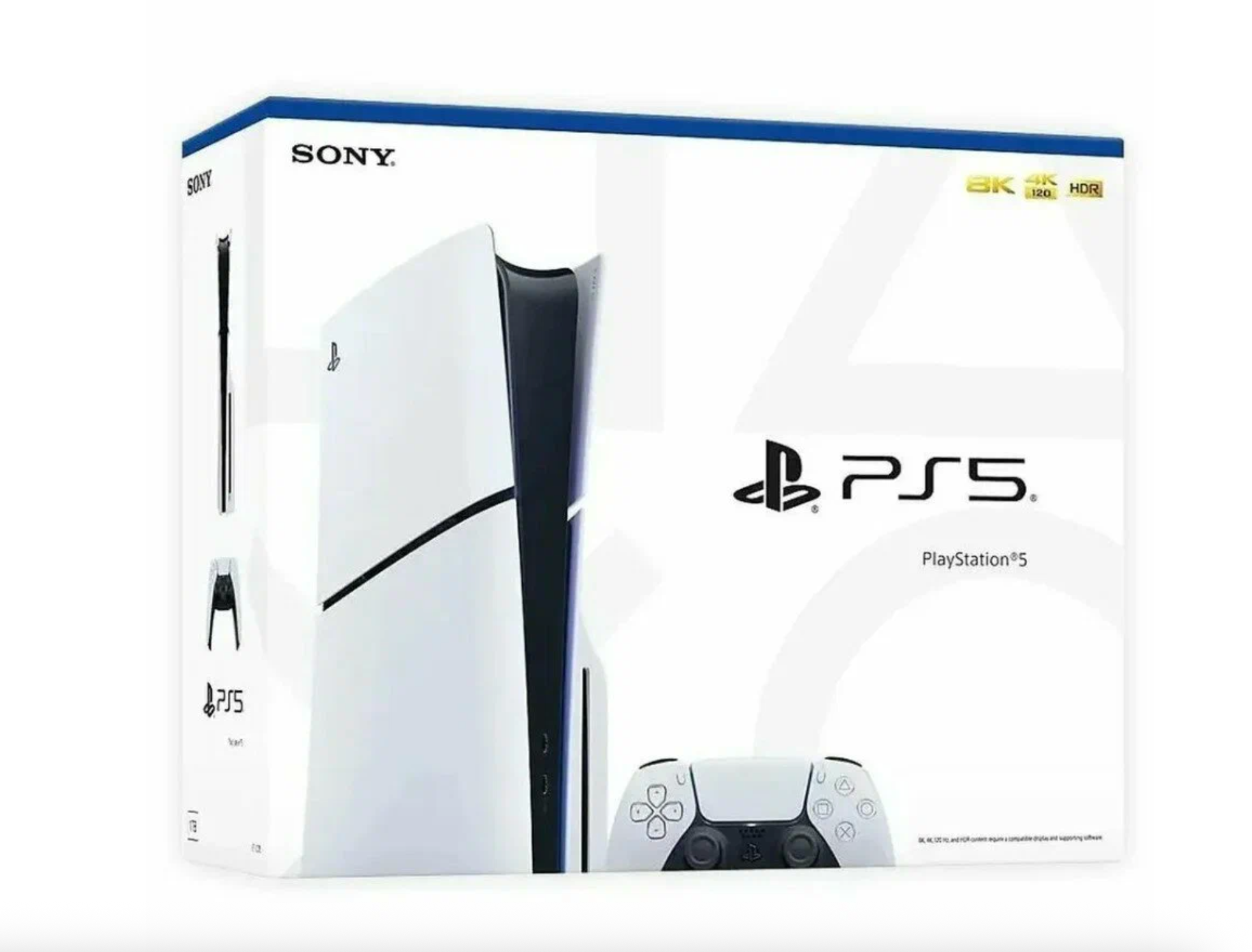 Игровая консоль PlayStation 5 Slim Blu-ray Disc, 1 ТБ, два геймпада + зарядная станция — фото 1