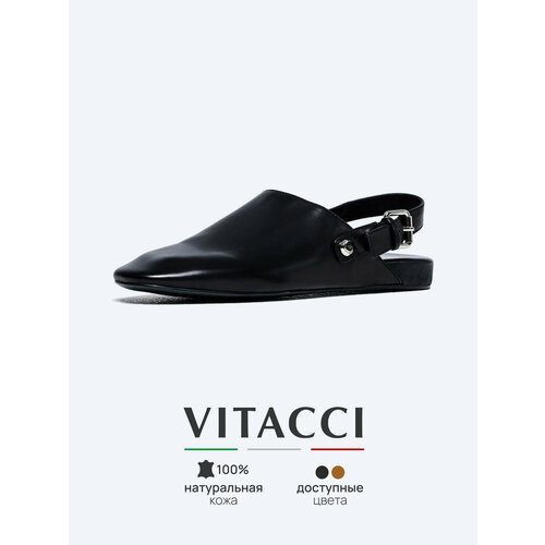 фото Туфли vitacci, размер 39, черный