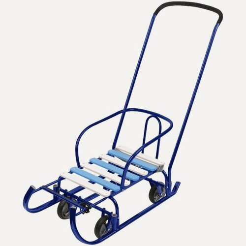 Изображение товара Санки Nika Тимка 6 Универсал, Синий лак