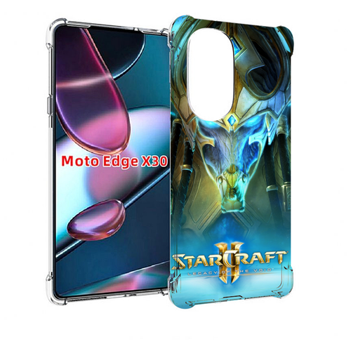 Чехол MyPads StarCraft II Legacy of the Void для Motorola Moto Edge X30 задняя-панель-накладка-бампер