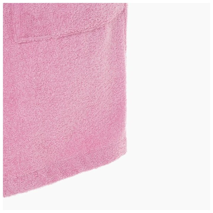 Халат Этель удлиненный, длинный рукав, пояс, размер 50-52, розовый - фотография № 16