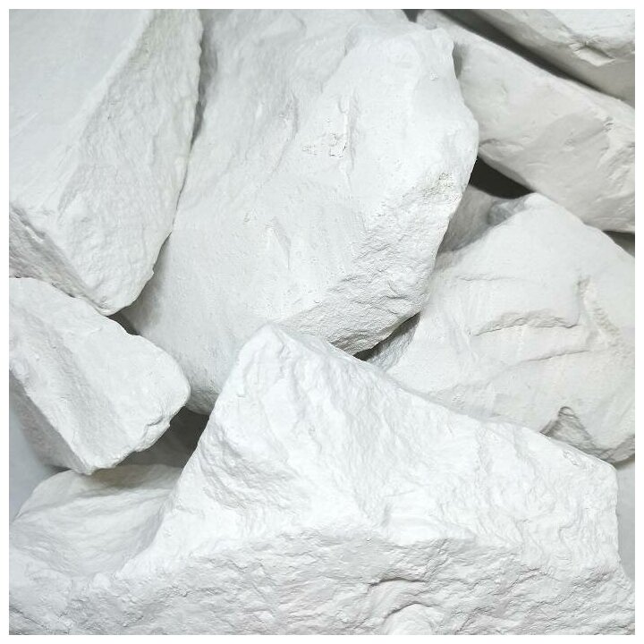 Глина пищевая BeEko Актобе, белая кусковая, 1 кг