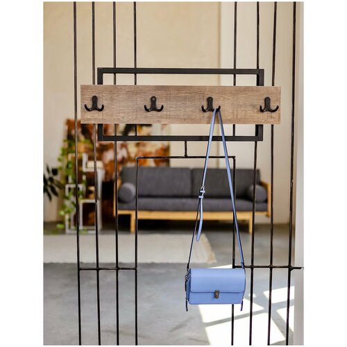 Вешалка настенная, вешалка в стиле Лофт, вешалка в прихожую, ЛДСП