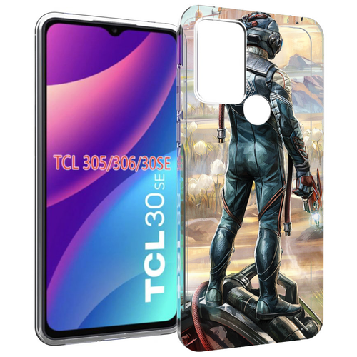 Чехол MyPads the-outer-worlds для TCL 30SE / TCL 305 / TCL 306 / TCL 30E задняя-панель-накладка-бампер чехол mypads the outer worlds для tcl 30se tcl 305 tcl 306 tcl 30e задняя панель накладка бампер