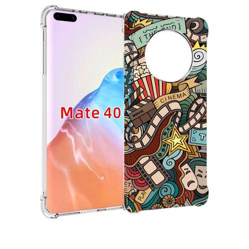 Чехол MyPads любимое кино для Huawei Mate 40 / Mate 40E задняя-панель-накладка-бампер