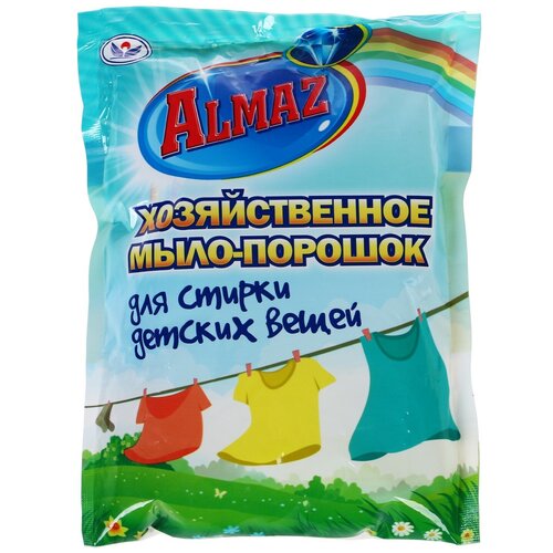 Almaz Хозяйственное Мыло-Порошок для стирки детских вещей 300 гр