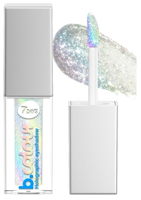 7DAYS Мерцающие тени для век Holographic Eyeshadow, 5.67 г