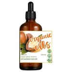 Аргановое масло Organic oils 100 мл, нерафинированное, для волос и кожи, от растяжек, для загара - изображение