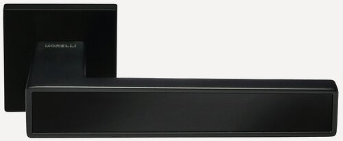 Изображение товара SULLA, ручка дверная межкомнатная на квадратной накладке MH-48-S6 BL, цвет - черный