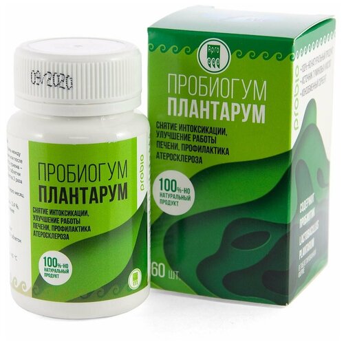 Пробиогум Плантарум, таблетки, 60 шт