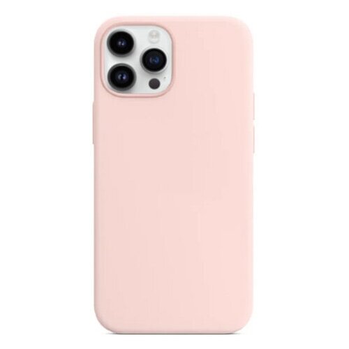 аксессуары для мобильных телефонов apple iphone 15 silicone case with magsafe светло розовый Чехол защитный vlp Silicone case with MagSafe для iPhone 14 Pro, светло-розовый